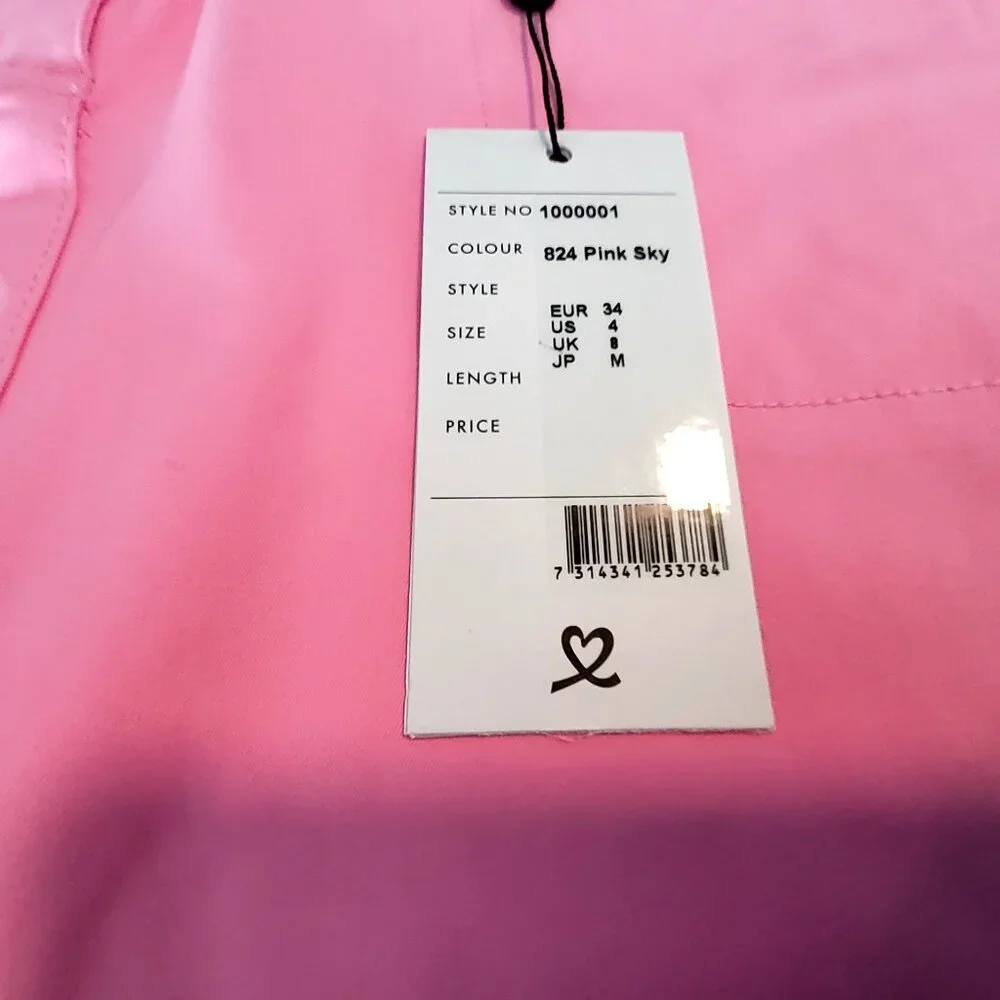 Daily Sports Womens Pink Sky Golf Shorts Size4 Button and zip front closure - Picture 6 of 15